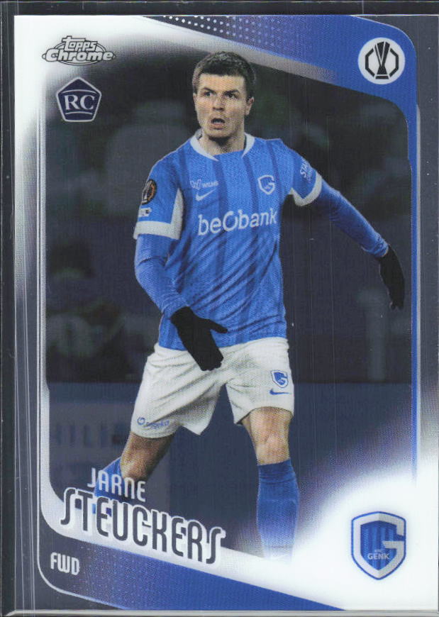 2025-26 Topps Chrome UEFA Club Competitions #126 Jarne Steuckers – framsida