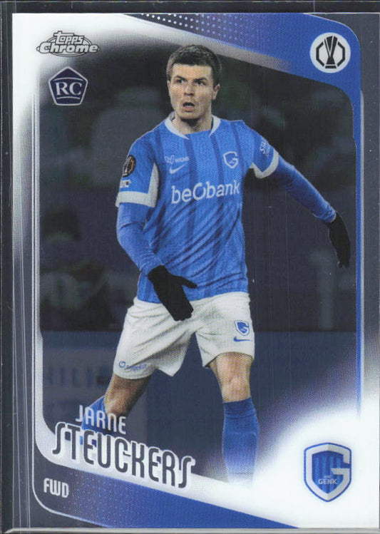 2025-26 Topps Chrome UEFA Club Competitions #126 Jarne Steuckers – framsida