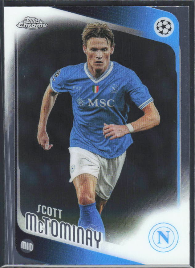 2025-26 Topps Chrome UEFA Club Competitions #41 Scott McTominay – framsida