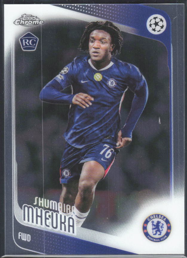 2025-26 Topps Chrome UEFA Club Competitions #32 Shumaira Mheuka – framsida