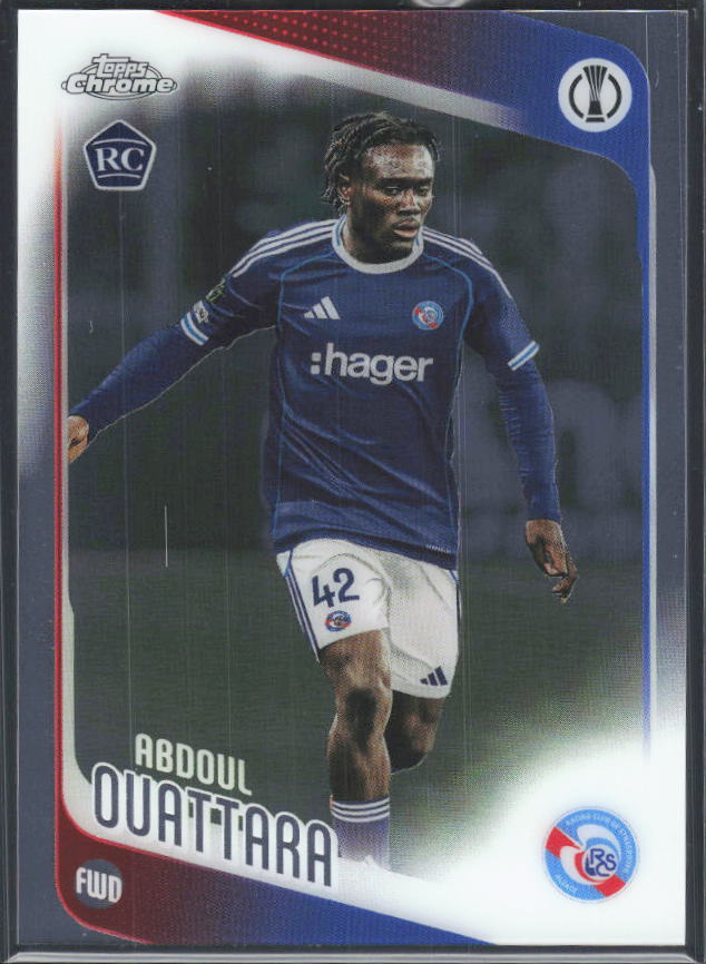 2025-26 Topps Chrome UEFA Club Competitions #114 Abdoul Ouattara – framsida