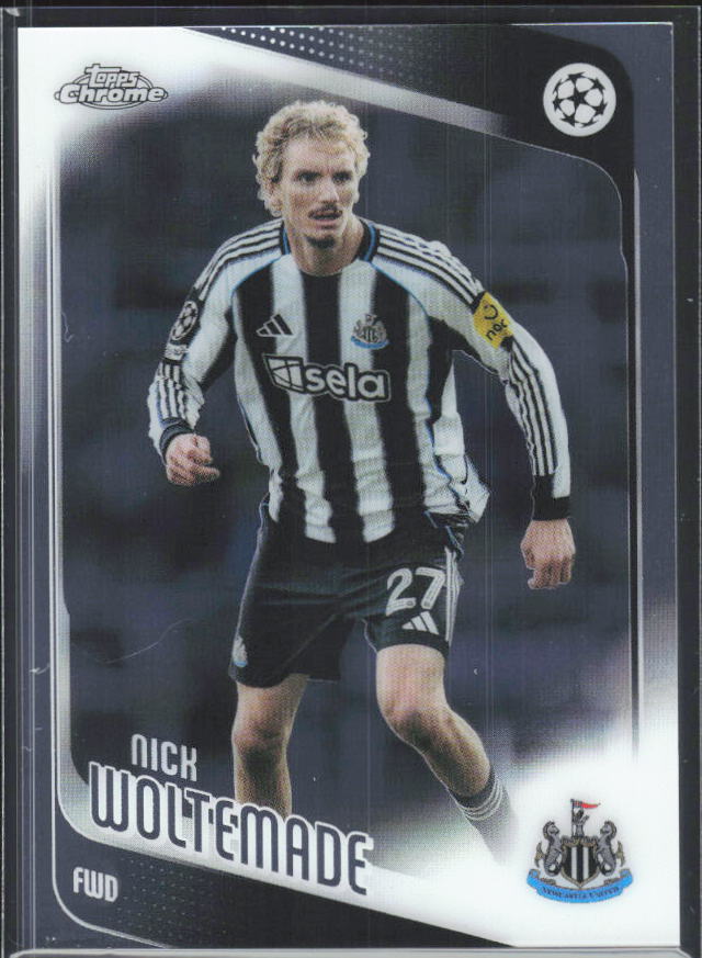 2025-26 Topps Chrome UEFA Club Competitions #68 Nick Woltemade – framsida