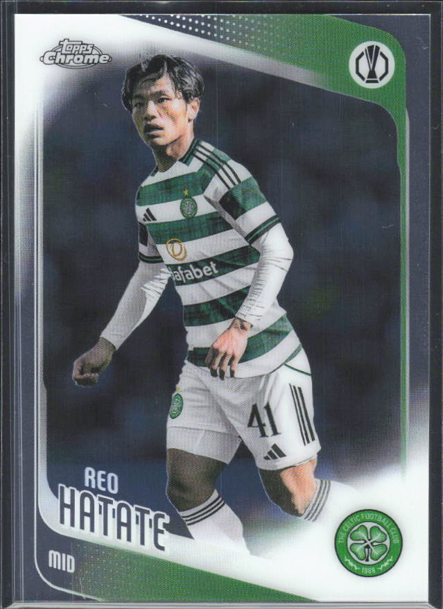 2025-26 Topps Chrome UEFA Club Competitions #40 Reo Hatate – framsida