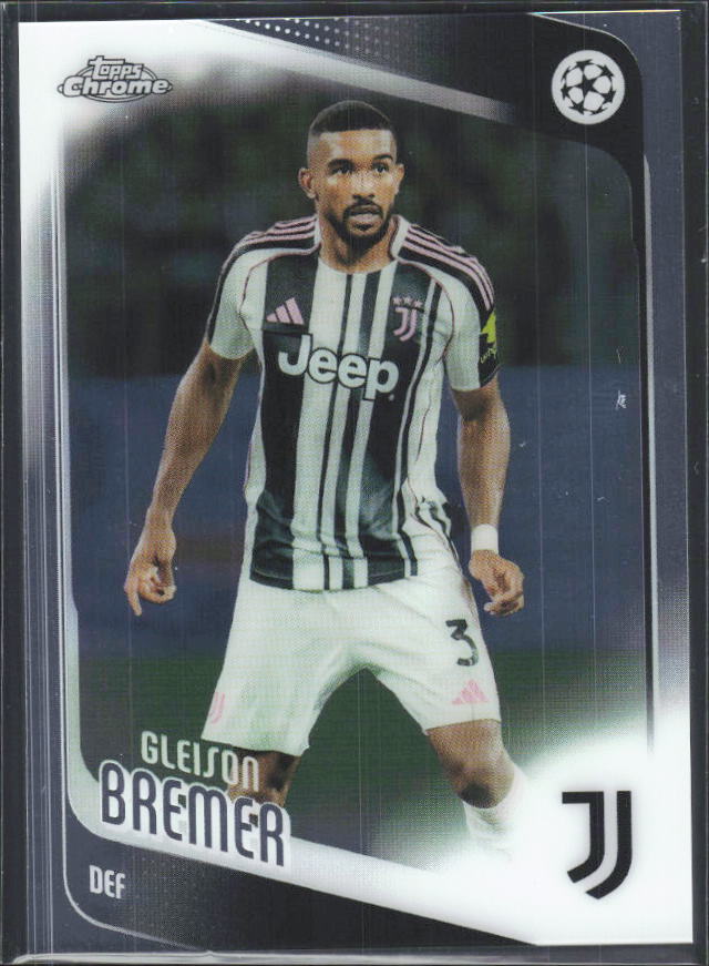 2025-26 Topps Chrome UEFA Club Competitions #152 Gleison Bremer – framsida