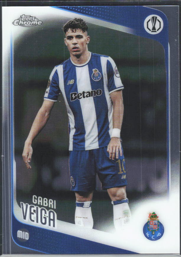 2025-26 Topps Chrome UEFA Club Competitions #87 Gabri Veiga – framsida