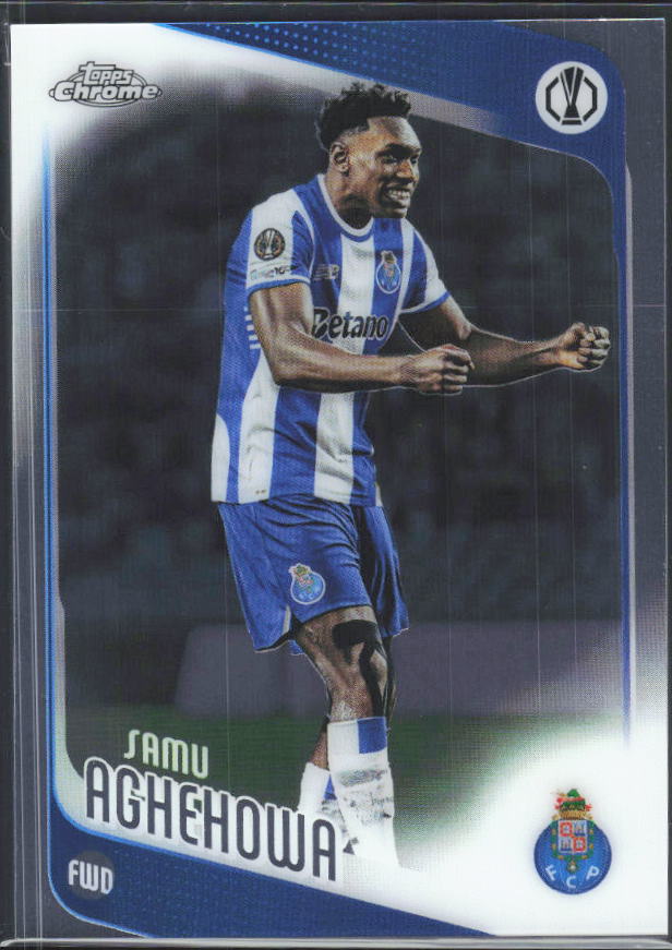 2025-26 Topps Chrome UEFA Club Competitions #133 Samu Aghehowa – framsida