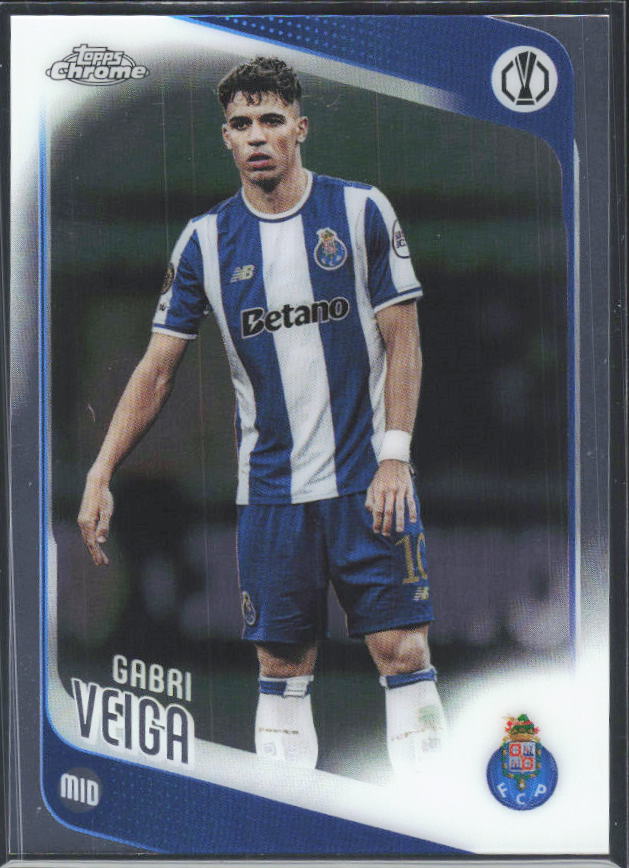 2025-26 Topps Chrome UEFA Club Competitions #87 Gabri Veiga – framsida