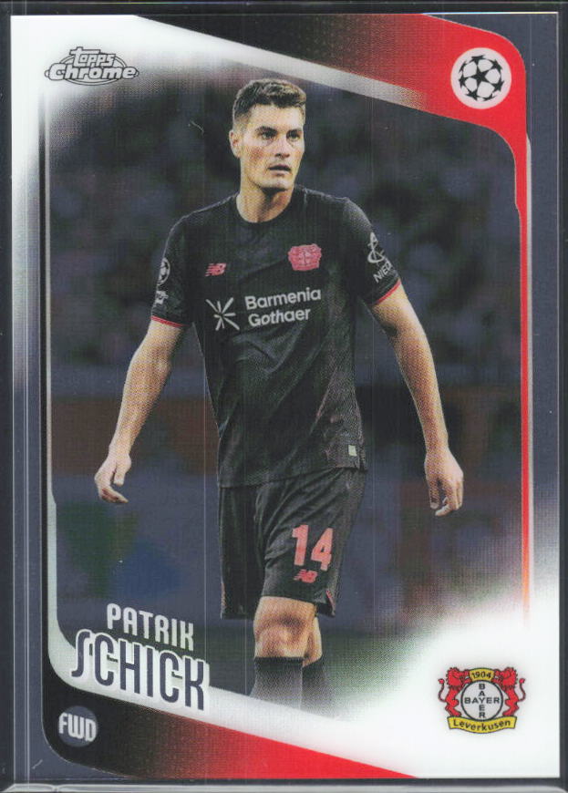 2025-26 Topps Chrome UEFA Club Competitions #153 Patrik Schick – framsida