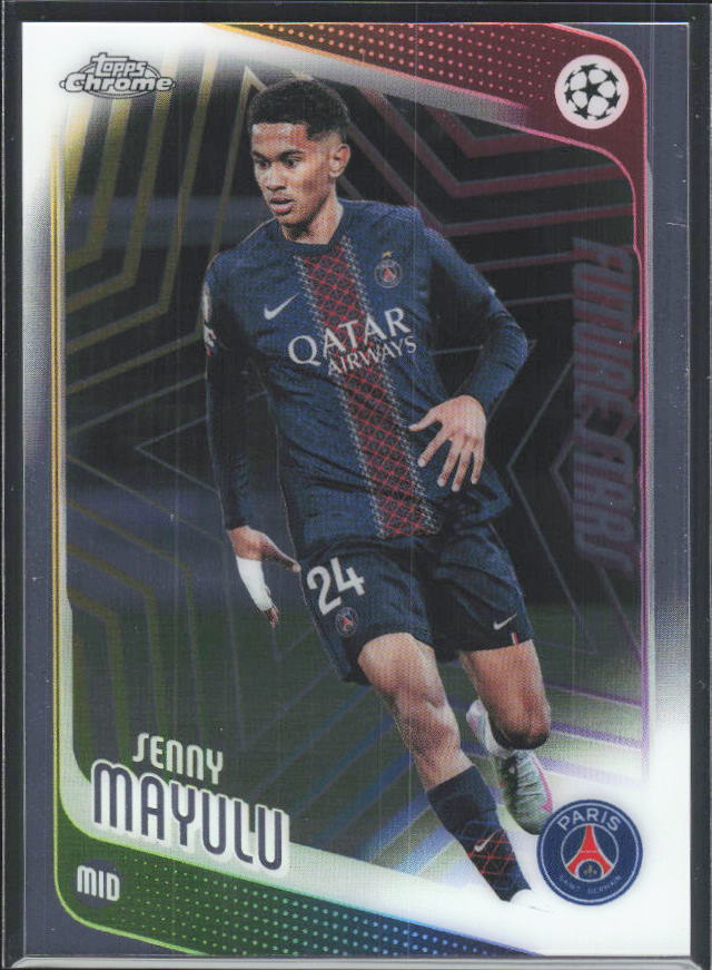 2025-26 Topps Chrome UEFA Club Competitions #22 Senny Mayulu – framsida