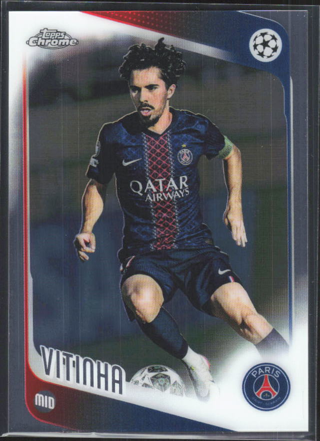 2025-26 Topps Chrome UEFA Club Competitions #46 Vitinha – framsida