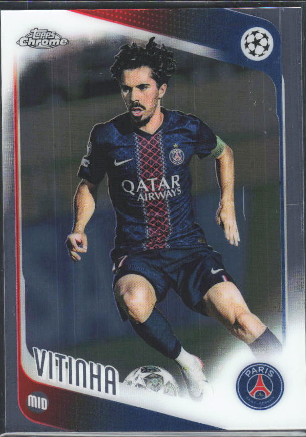 2025-26 Topps Chrome UEFA Club Competitions #46 Vitinha – framsida
