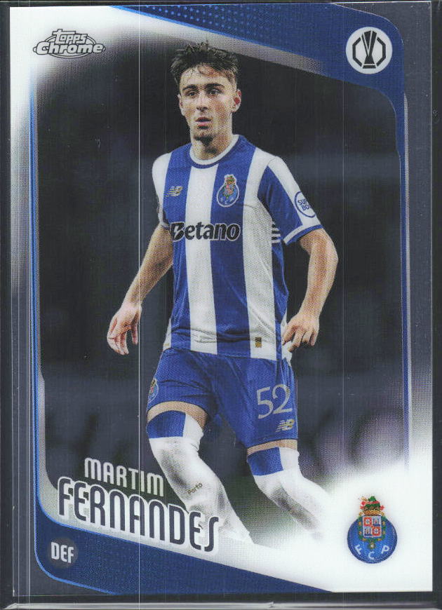2025-26 Topps Chrome UEFA Club Competitions #62 Martim Fernandes – framsida