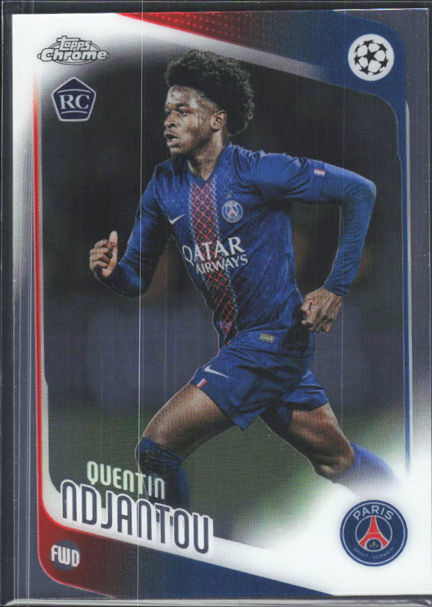 2025-26 Topps Chrome UEFA Club Competitions #166 Quentin Ndjantou – framsida