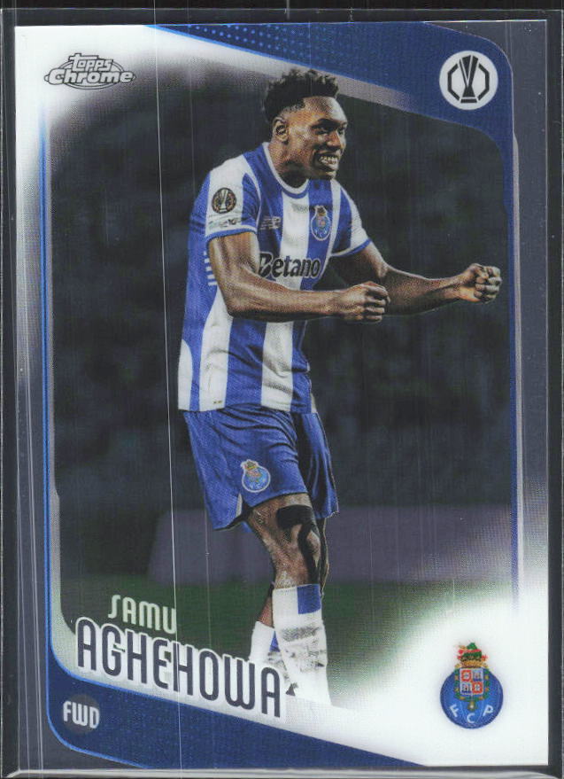 2025-26 Topps Chrome UEFA Club Competitions #133 Samu Aghehowa – framsida