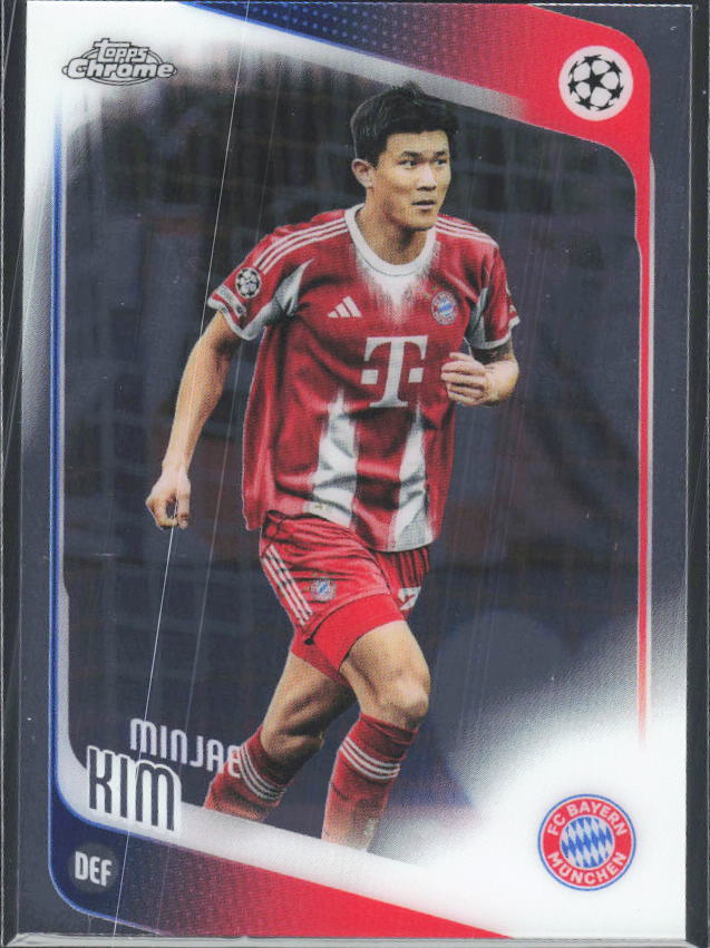 2025-26 Topps Chrome UEFA Club Competitions #101 Minjae Kim – framsida