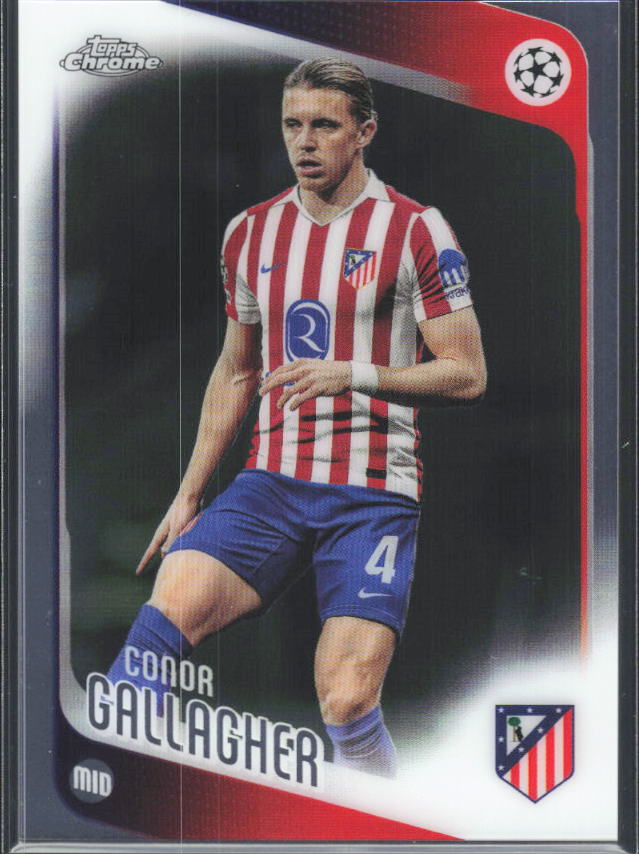 2025-26 Topps Chrome UEFA Club Competitions #189 Conor Gallagher – framsida