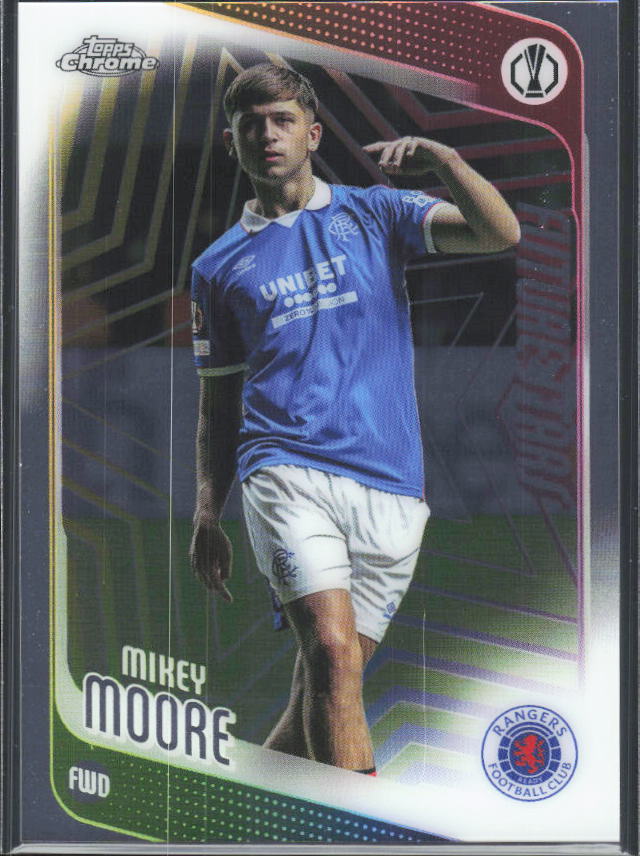 2025-26 Topps Chrome UEFA Club Competitions #56 Mikey Moore – framsida