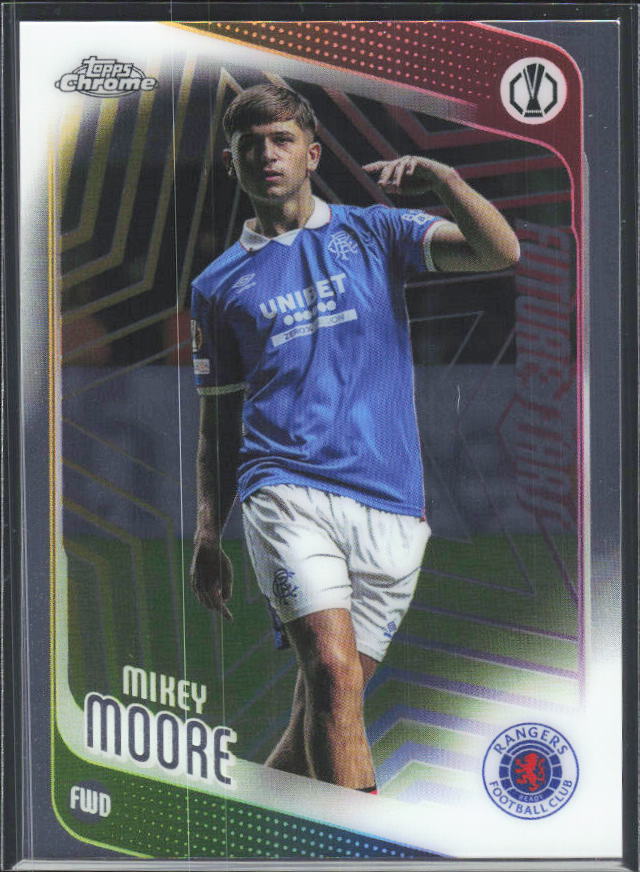 2025-26 Topps Chrome UEFA Club Competitions #56 Mikey Moore – framsida