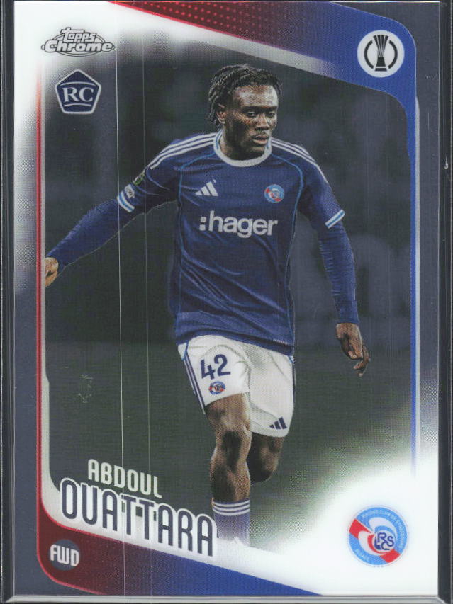 2025-26 Topps Chrome UEFA Club Competitions #114 Abdoul Ouattara – framsida