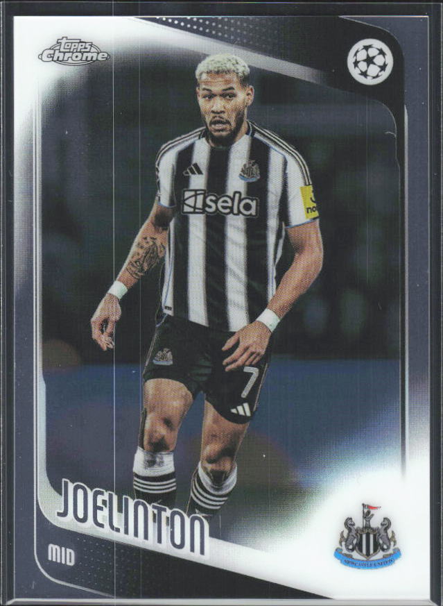 2025-26 Topps Chrome UEFA Club Competitions #23 Joelinton – framsida