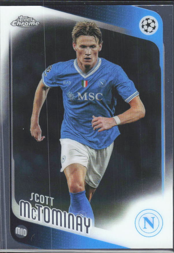 2025-26 Topps Chrome UEFA Club Competitions #41 Scott McTominay – framsida