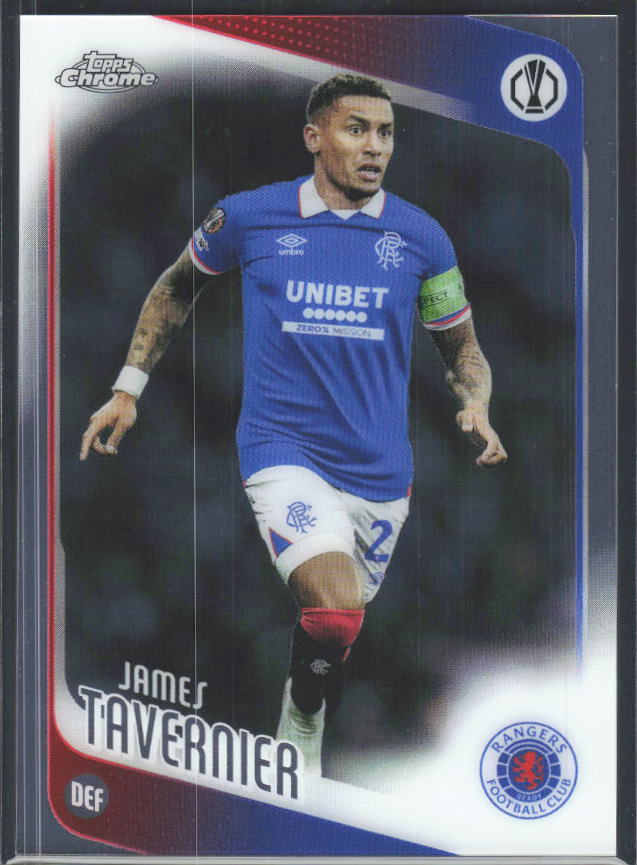 2025-26 Topps Chrome UEFA Club Competitions #188 James Tavernier – framsida