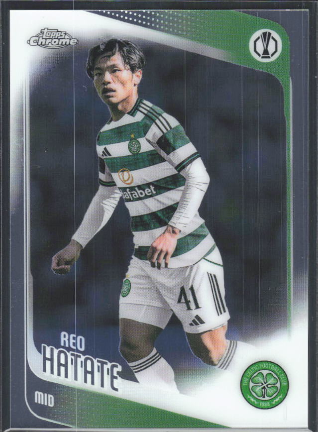 2025-26 Topps Chrome UEFA Club Competitions #40 Reo Hatate – framsida