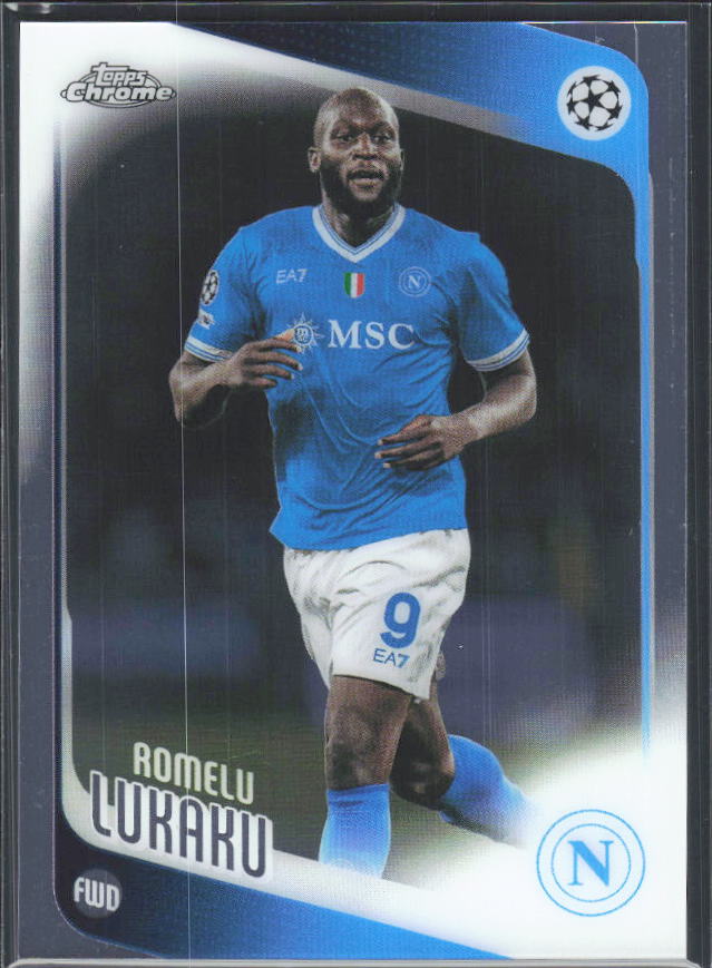 2025-26 Topps Chrome UEFA Club Competitions #76 Romelu Lukaku – framsida