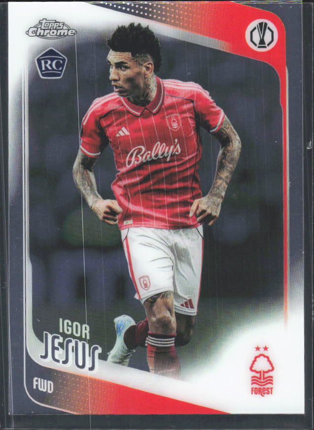 2025-26 Topps Chrome UEFA Club Competitions #161 Igor Jesus – framsida