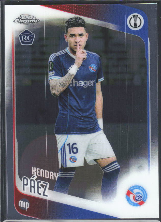 2025-26 Topps Chrome UEFA Club Competitions #29 Kendry Páez – framsida