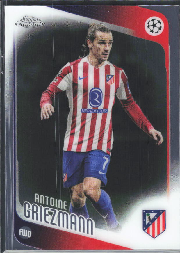 2025-26 Topps Chrome UEFA Club Competitions #82 Antoine Griezmann – framsida