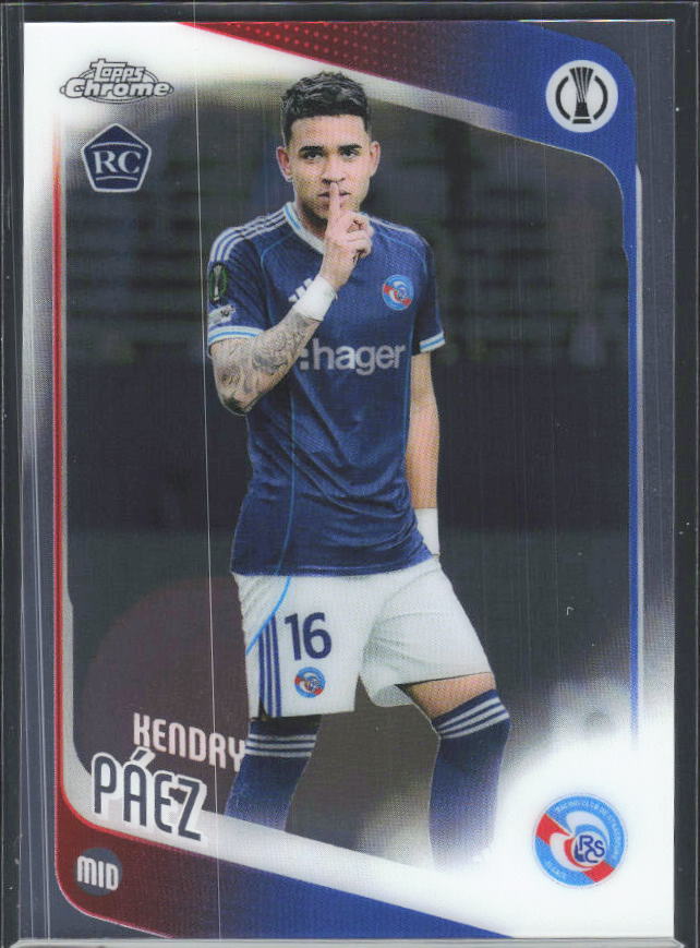 2025-26 Topps Chrome UEFA Club Competitions #29 Kendry Páez – framsida