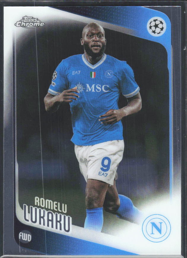 2025-26 Topps Chrome UEFA Club Competitions #76 Romelu Lukaku – framsida
