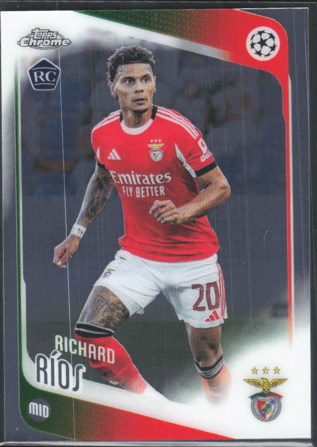 2025-26 Topps Chrome UEFA Club Competitions #16 Richard Ríos – framsida