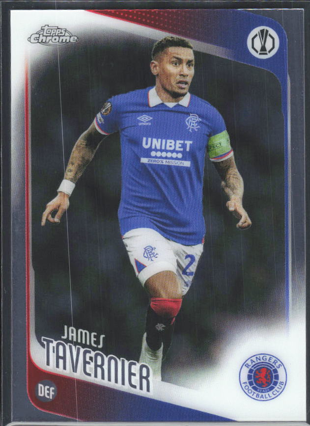 2025-26 Topps Chrome UEFA Club Competitions #188 James Tavernier – framsida