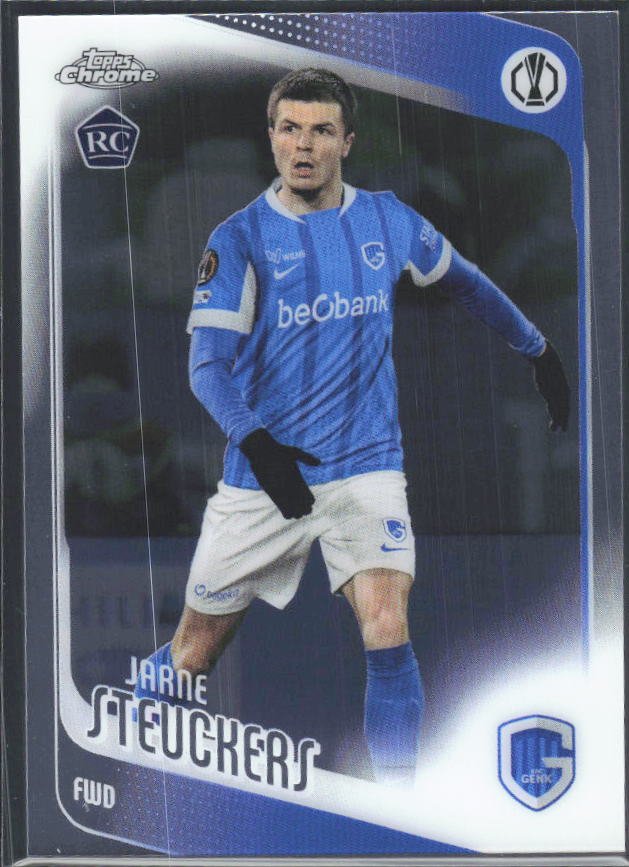 2025-26 Topps Chrome UEFA Club Competitions #126 Jarne Steuckers – framsida