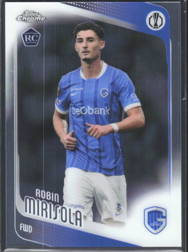2025-26 Topps Chrome UEFA Club Competitions #26 Robin Mirisola – framsida