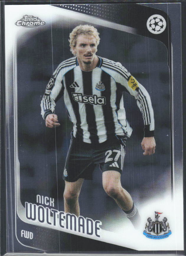 2025-26 Topps Chrome UEFA Club Competitions #68 Nick Woltemade – framsida
