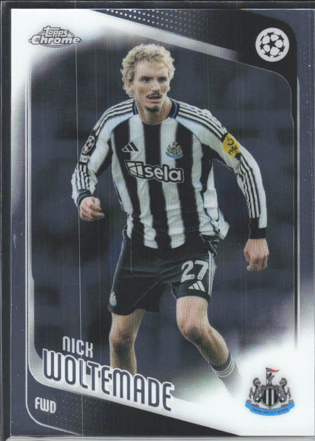2025-26 Topps Chrome UEFA Club Competitions #68 Nick Woltemade – framsida
