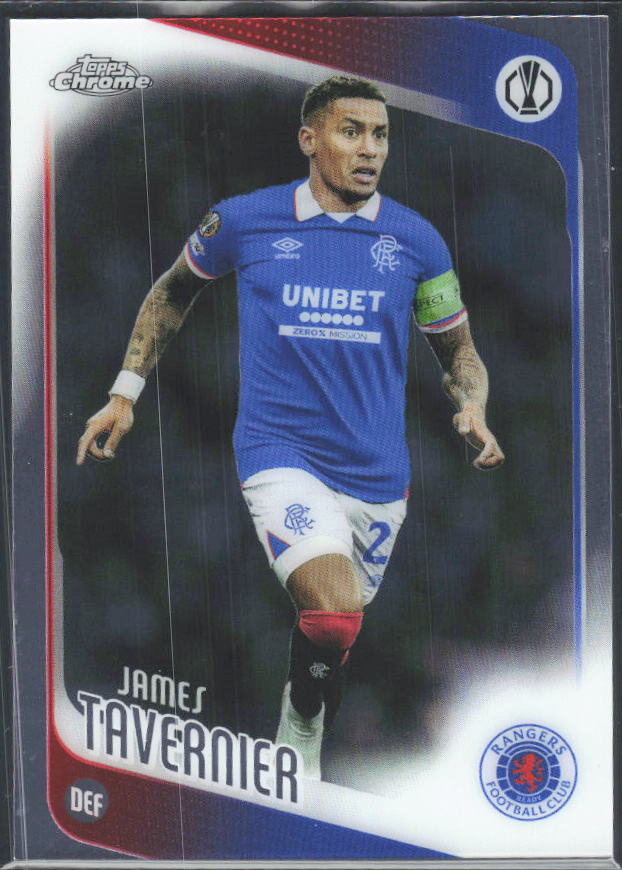 2025-26 Topps Chrome UEFA Club Competitions #188 James Tavernier – framsida