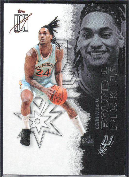 2025-26 Topps Signature Class #34 Devin Vassell – framsida