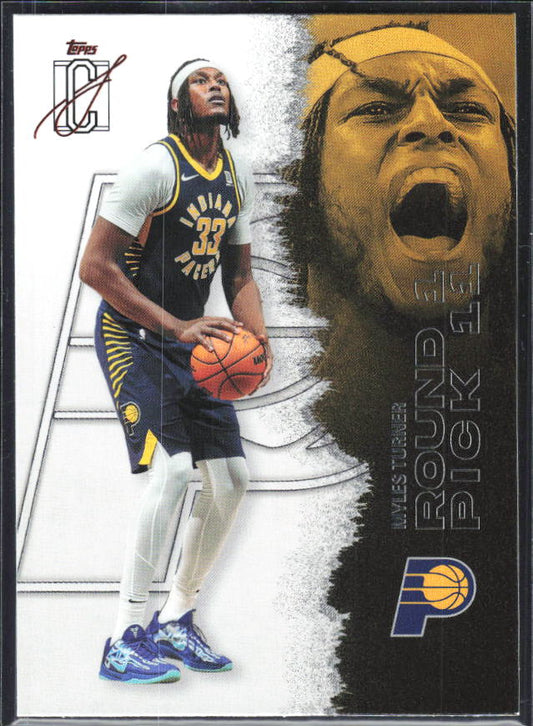 2025-26 Topps Signature Class #92 Myles Turner – framsida