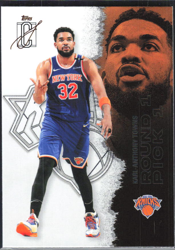 2025-26 Topps Signature Class #63 Karl-Anthony Towns – framsida