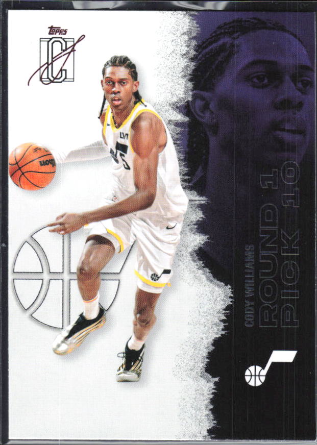 2025-26 Topps Signature Class #17 Cody Williams – framsida