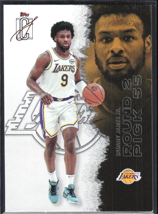 2025-26 Topps Signature Class #1 Bronny James Jr. – framsida