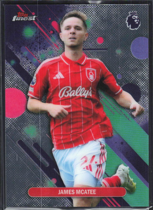 2025-26 Topps Finest Premier League #79 James McAtee – framsida