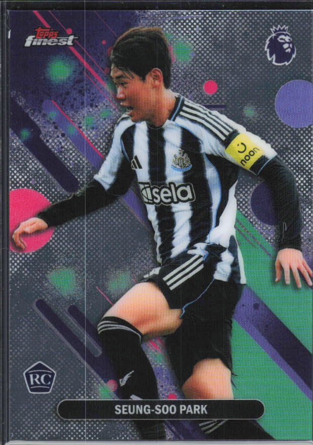 2025-26 Topps Finest Premier League #76 Seung-Soo Park – framsida