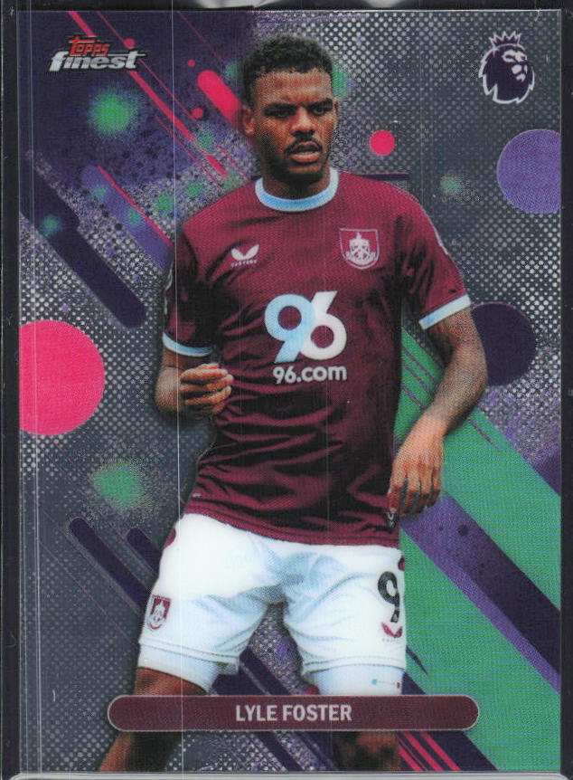 2025-26 Topps Finest Premier League #21 Lyle Foster – framsida