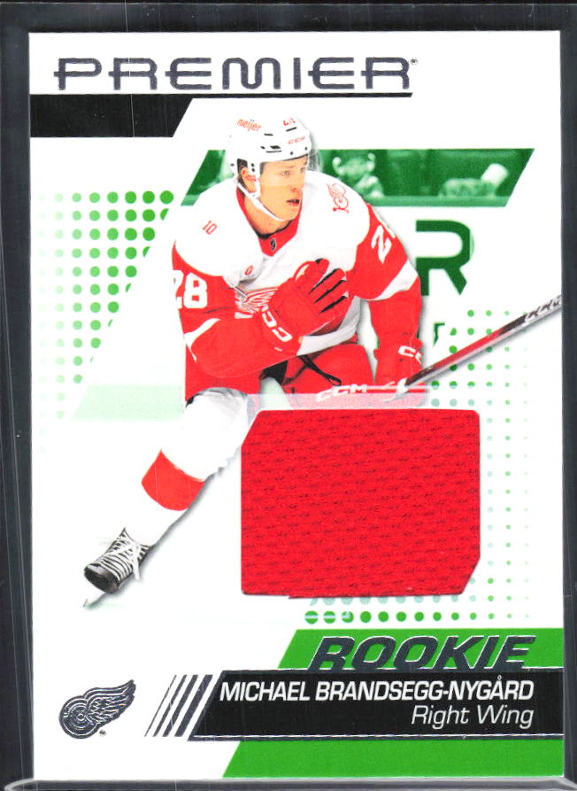 2025-26 Upper Deck Premier Michael Brandsegg-Nygård #119 Rookie Jersey – framsida