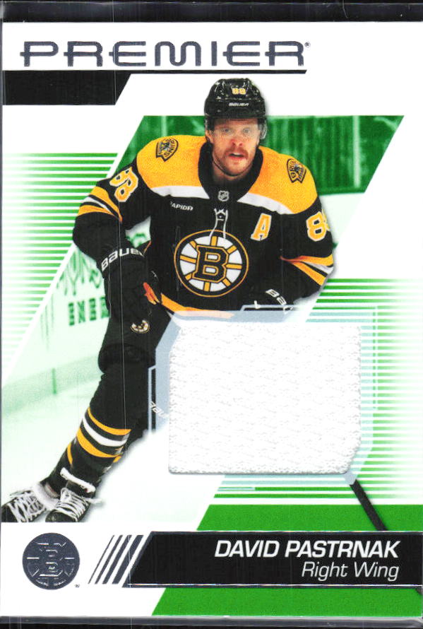 2025-26 Upper Deck Premier David Pastrnak #88 Jersey – framsida